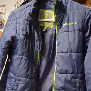 REE COUNTRY Blue Puffer Jacket